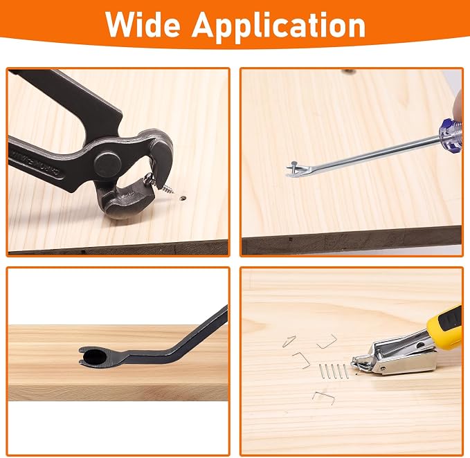 4Pcs Upholstery and Construction Staple Remover Tools Set - Image 6