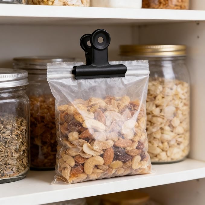 20 Pack 2 Inch Polished Steel Clips, Metal Bulldog Binder Clips, Large Hinge - Image 6