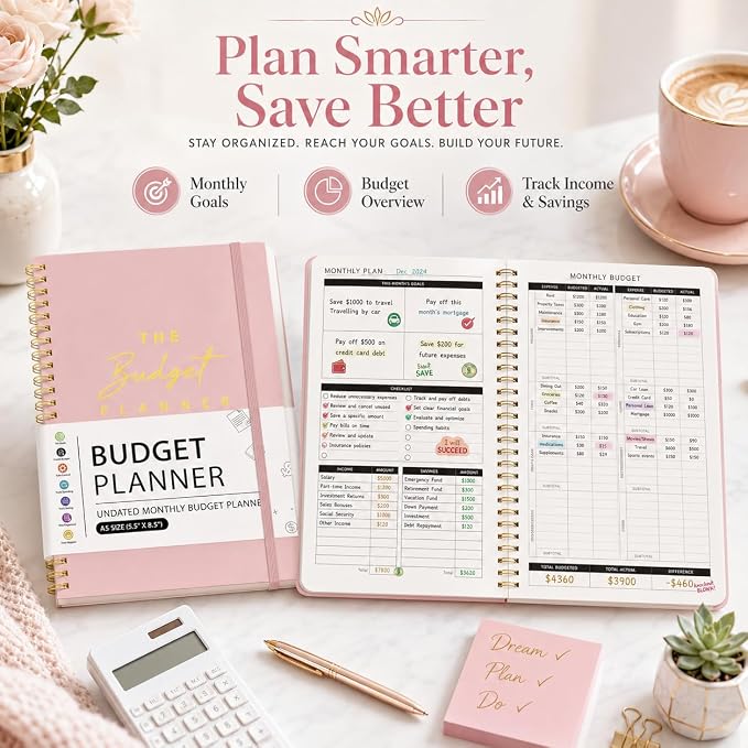 Budget Planner Ledger Account Book Monthly Expense Tracker & Bill Organizer - Image 3