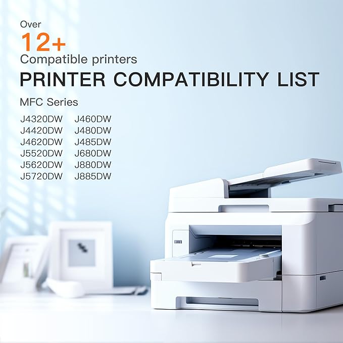 E-Z Ink LC203XL Compatible Ink Cartridges Replacement for Brother LC203 XL LC201 to use with MFC-J480DW MFC-J880DW MFC-J4420DW MFC-J680DW MFC-J885DW (Black, Cyan, Magenta, Yellow, 5 Pack)-DeskLoop Office