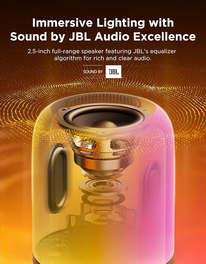 Govee Table Lamp 2 Pro x Sound by JBL, Smart Cordless Table Lamp - Image 4