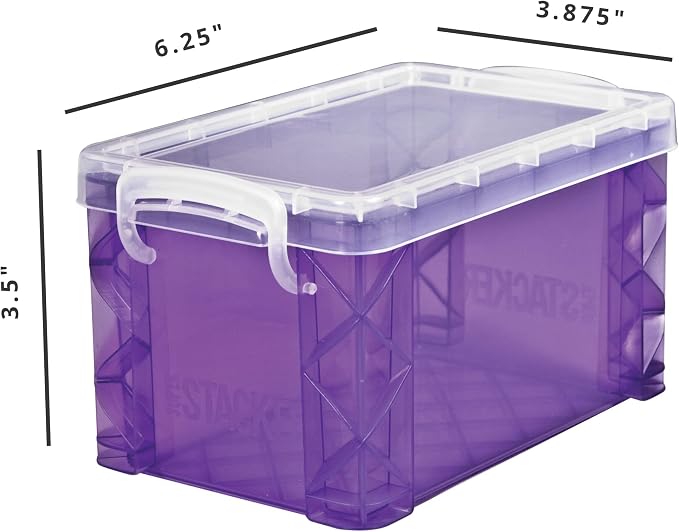Super Stacker Index Card Box, 3 x 5 Inch Index Cards File Box, Note Holder - Image 6