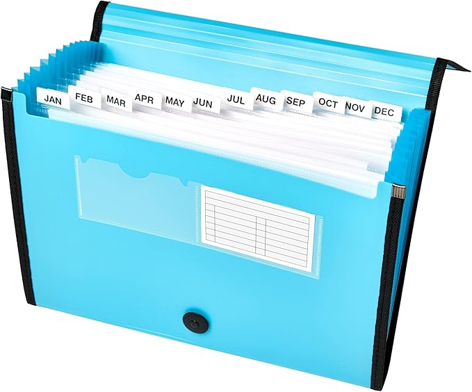 Avery Expanding File Folder Organizer, 13-Pocket Accordion File Organizer - Image 2
