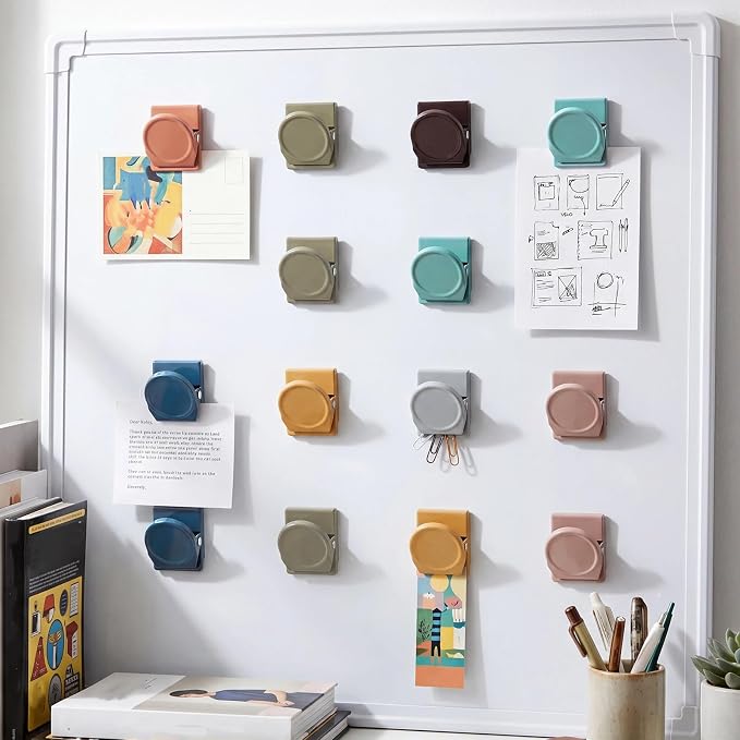 Harloon 8 Style 48 Pcs Boho Magnetic Clips Boho Classroom Decoration Magnetic - Image 3