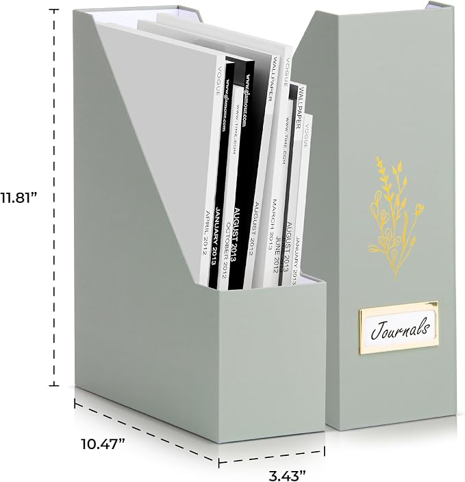 ZICOTO Beautiful Magazine Holder Set Of 3 - Image 8