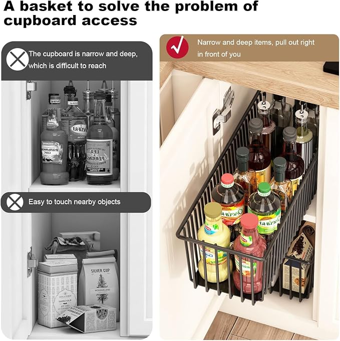 TrailBlaze Heavy Duty Pull Out Wire Storage Baskets - Image 6