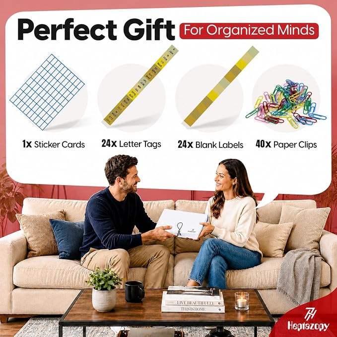 Plastic Accordion File Organizer, 26 Pockets Expandable File Folder Organizer - Image 4