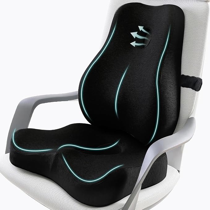 Seat Cushion & Lumbar Support Pillow - Image 8