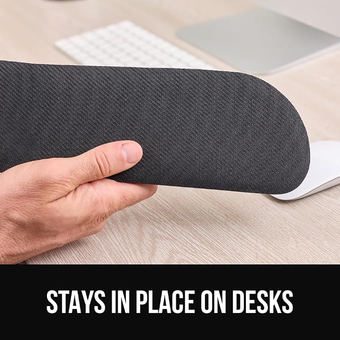 GORILLA GRIP Silky Memory Foam Keyboard Wrist Rest and Mouse Pad - Image 4