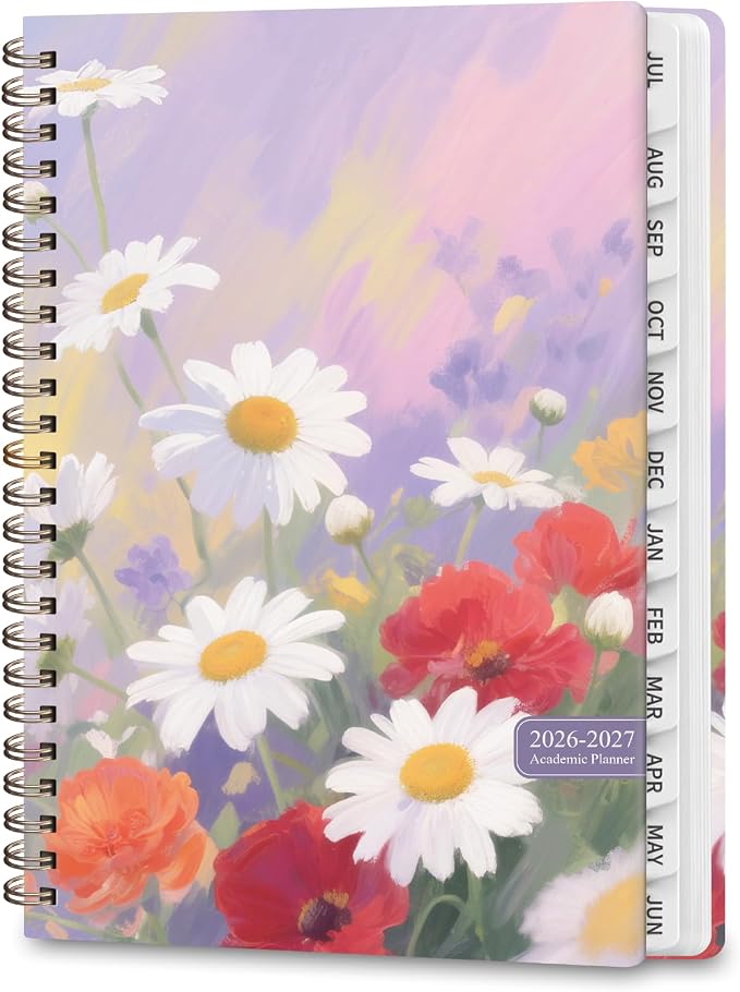 Planner 2026-2027, Weekly and Monthly Academic Planner, July 2026 by VALOME
