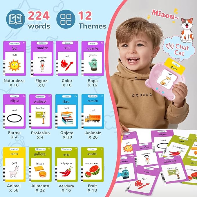 Spanish & English Talking Flash Cards - Image 3