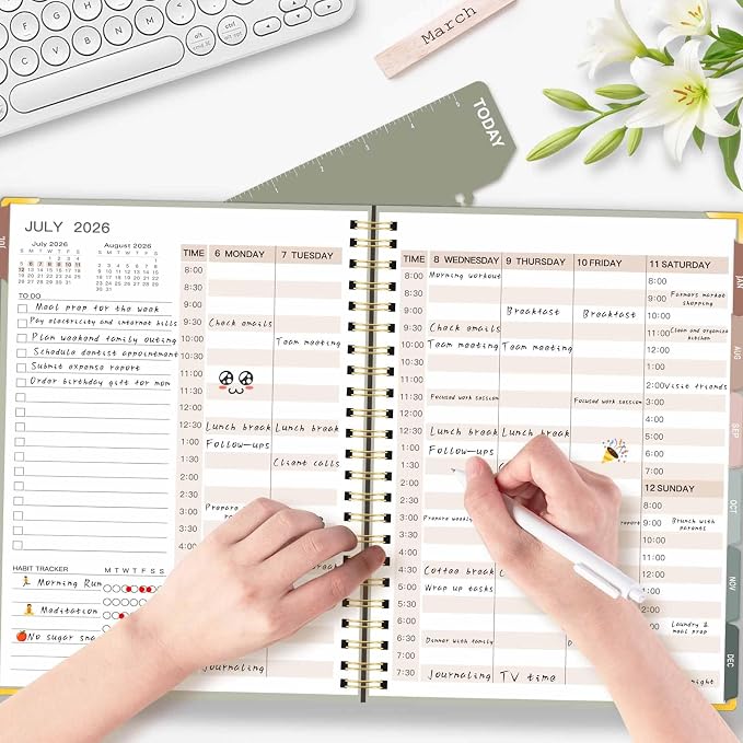 Large 2026-2027 Academic Planner, Weekly & Monthly Appointment Book from Jul. - Image 3