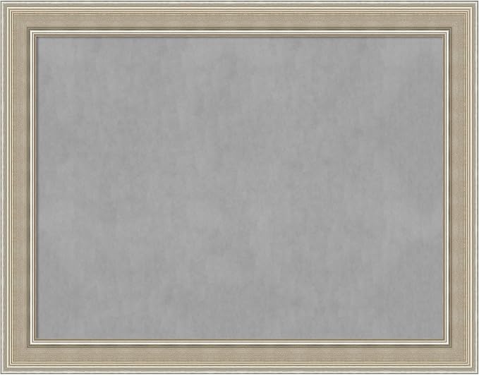 Amanti Art Silver Framed Magnetic Board 22x28 Medium Vision Board by AmantiArt