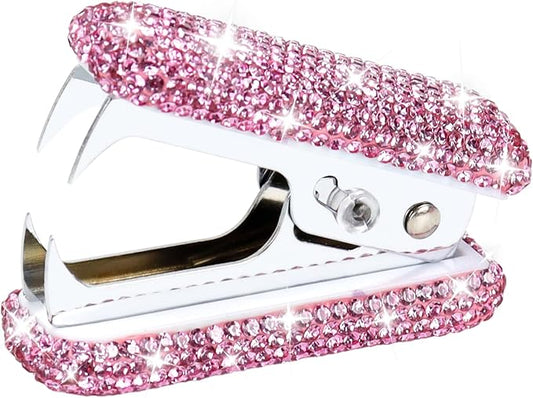 MultiBey Acrylic Staples Remover, Handmade Rhinestone Crystal Staple Removal by MultiBey