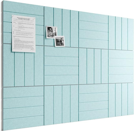 Bumusty Large Cork Board Alternative-48 x 36" Felt Bulletin Board Tiles by BUMUSTY