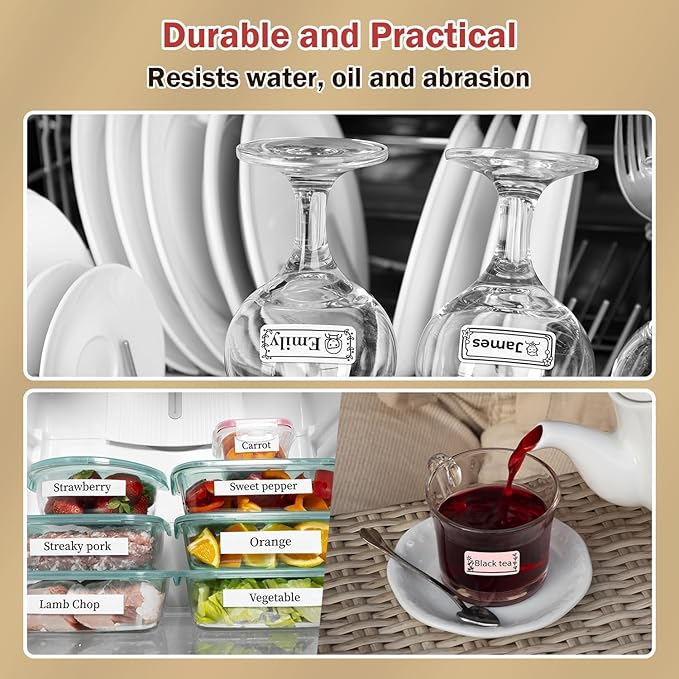 Phomemo A30 Label Maker Machine, Bluetooth Wireless Portable Small Label Printer, Waterproof Label Mini Sticker Maker for Home School, Cloth Name Tag, Ribbon Printer Machine for Gift Wrapping-DeskLoop Office