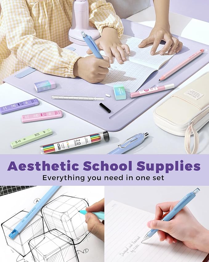 Four Candies 42PCS Aesthetic School Supplies, Mechanical Pencils 0.5mm - Image 6