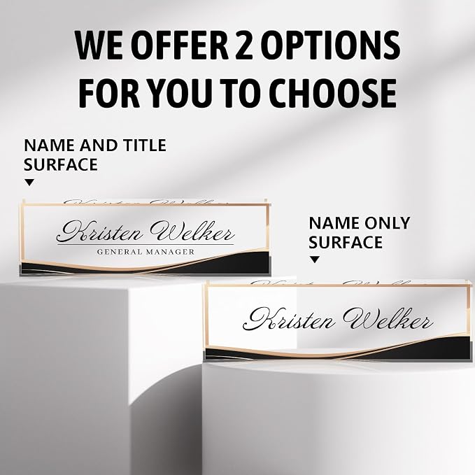 Acrylic Personalized Name Plate - Image 4