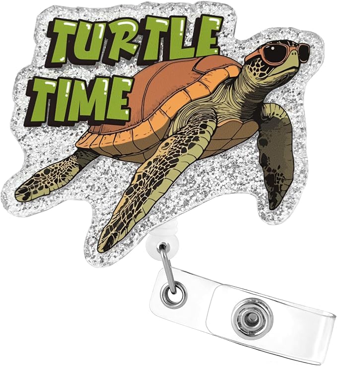 Aoryalps Turtle Time Retractable Badge Reel Holder Retractable by Unknown