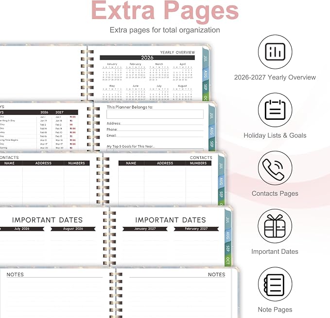 Planner 2026-2027, Weekly and Monthly Academic Planner, July 2026 - Image 5