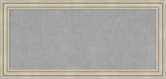 Amanti Art Silver Framed Magnetic Board 26x54 Oversize Vision Board by AmantiArt