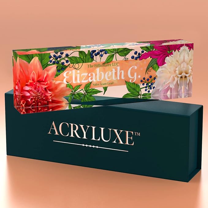 Desk Name Plate Personalized, Custom Name Plates 2½/x8 Inches, Thick - Image 8