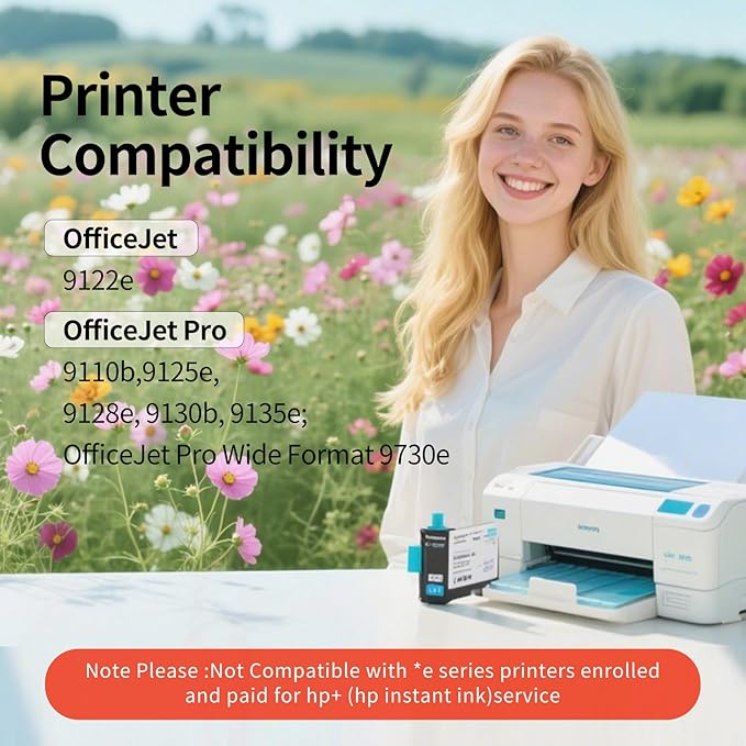 936XL 936 Ink Cartridges for HP Printers Replacement for HP 936 Ink Cartridges Combo Pack (4-Pack) - High Yield Compatible for HP Officejet Pro 9125e 9120e 9730e 9135e-DeskLoop Office
