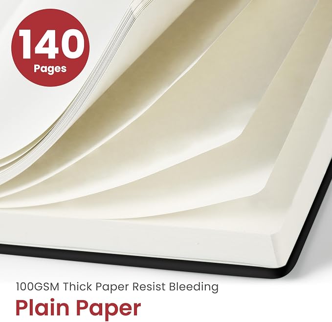 Taja Blank Spiral Journal Notebook - Image 2