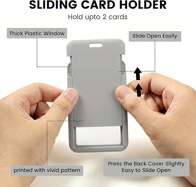 ID Card Badge Holder Key Chain - Image 4