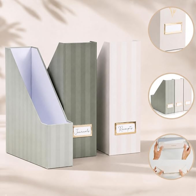 Beautiful Magazine Holder Set of 3 - Image 6