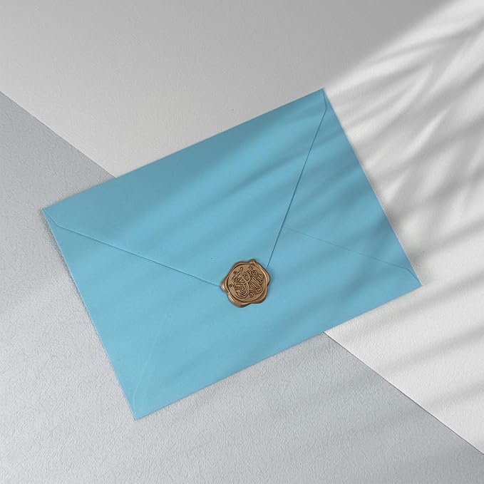 50 PCS Blue Colorful A7 Envelopes - Image 4
