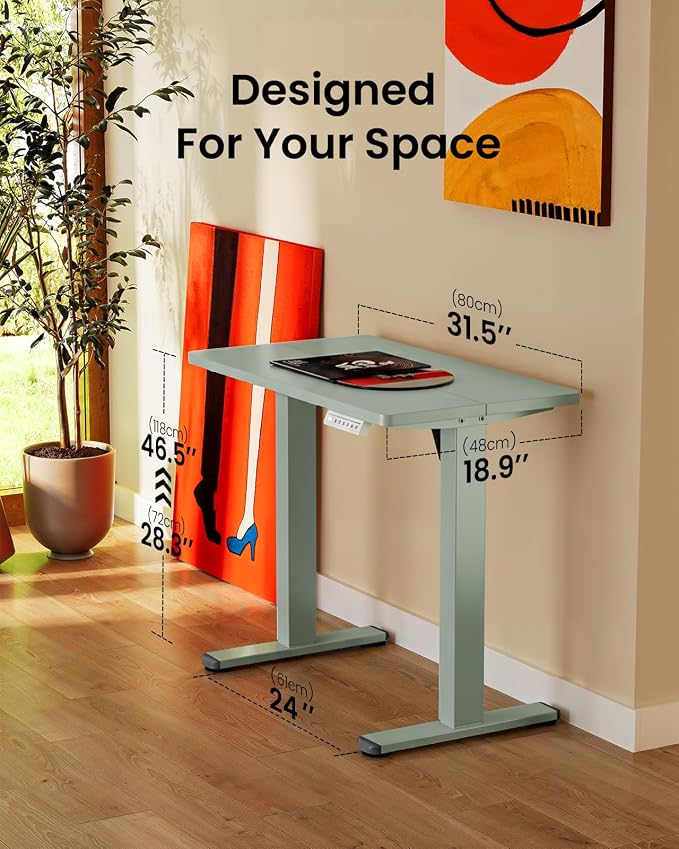 ErGear Height Adjustable Electric Standing Desk, 31.5 x 18.9 Inches Sit Stand - Image 3