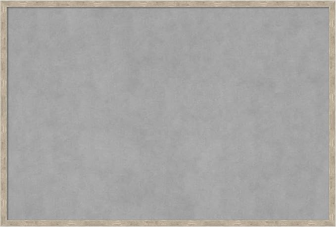 Amanti Art Silver Framed Magnetic Board 25x37 Large Vision Board by AmantiArt