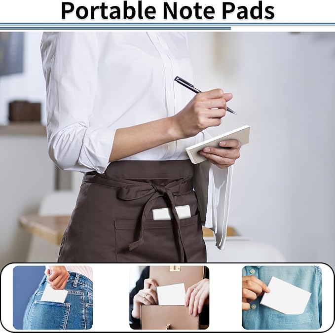 Hoiny Note Pads 3x5 In, 8 Pack Blank Notepad, 50 Sheets Per Memo Pad - Image 5