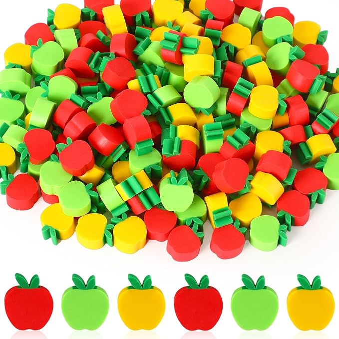 JUNEBRUSHS 150pcs Apples Erasers by JUNEBRUSHS