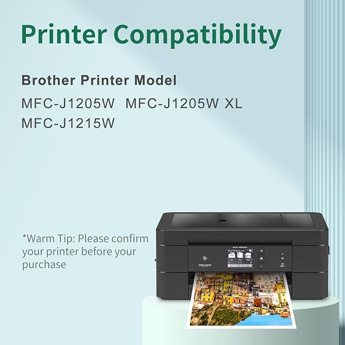 LC404 Ink Cartridges Replacement for Brother LC 404 LC404BK Ink Cartridges Compatible with MFC-J1205W MFC-J1215W Printers (Cyan Magenta Yellow Black, 4 Pack)-DeskLoop Office