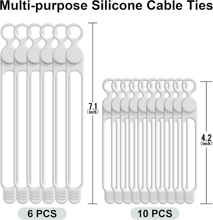 Silicone Cable Ties Cord Organizer - Image 6