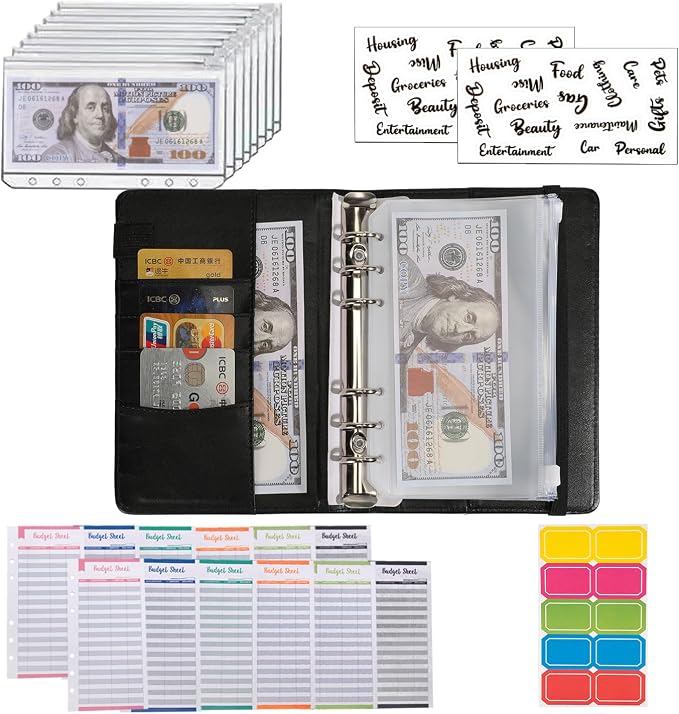 NICOOTH Budget Binder A6 Money Saving Binder - Image 4