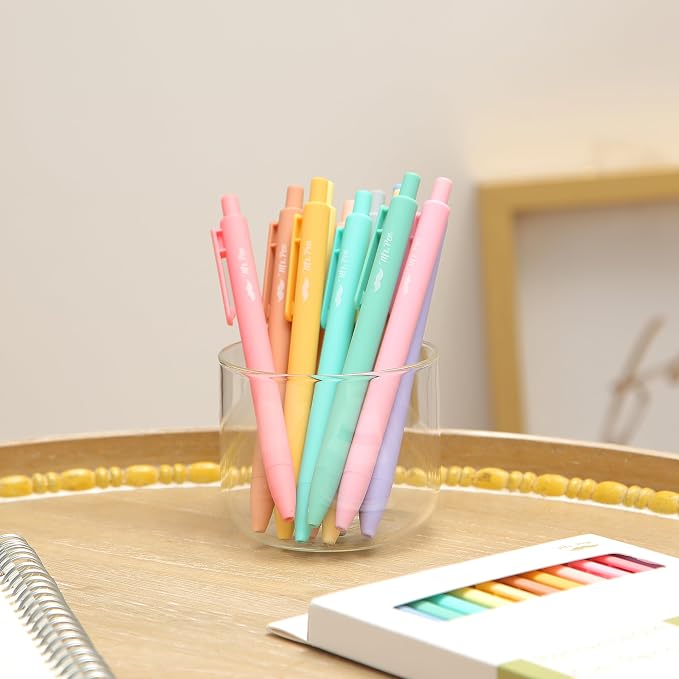 Mr. Pen- Retractable Gel Pens, 12 Pack, Fast Dry, Smooth Writing, Cute Pens - Image 7