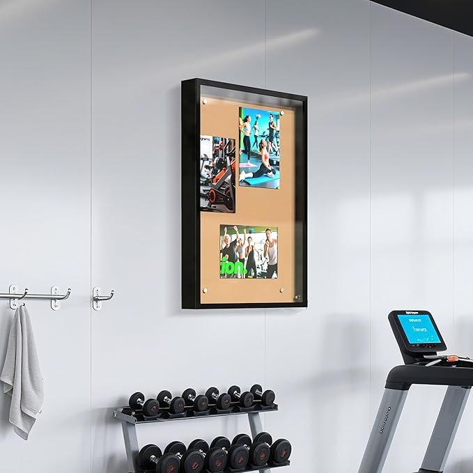 36 x 24 in Waterproof Outdoor Bulletin Board Lockable Wall-Mounted with Cork Backing, Ideal for Schools, Offices, and Restaurants-DeskLoop Office