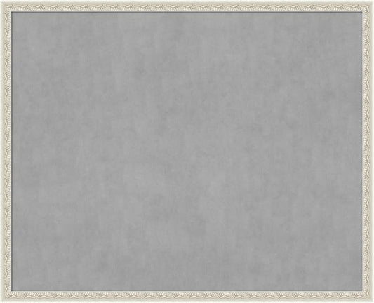 Amanti Art Silver Framed Magnetic Board 34x42 X-Large Vision Board by AmantiArt