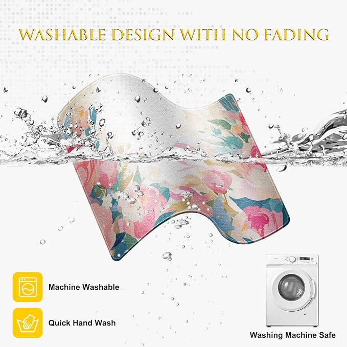 JIKIOU 3 Pack Mouse Pad with Stitched Edge, Portable Size-10.2x8.3in Peony | - Image 7