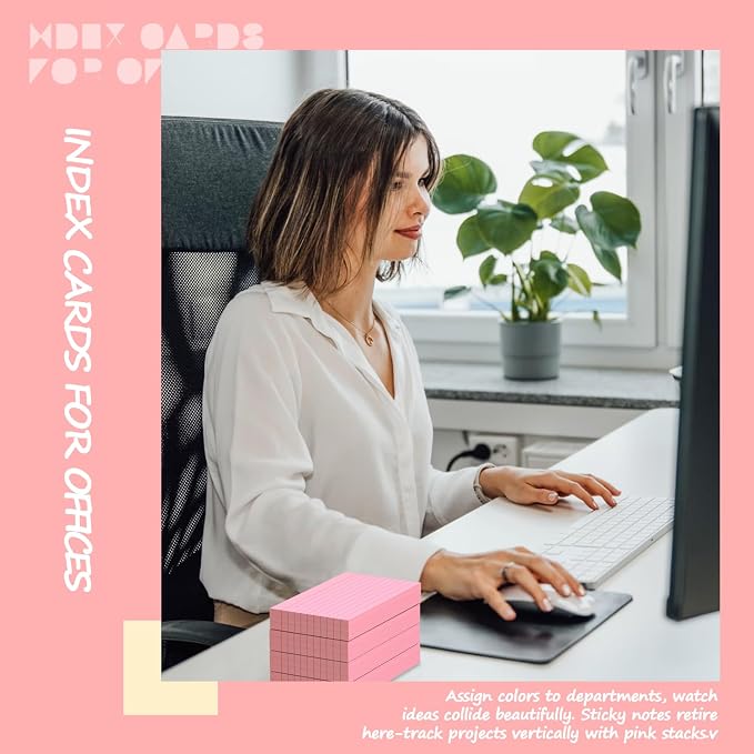 Pink Index Cards 3x5 Inch - Image 7