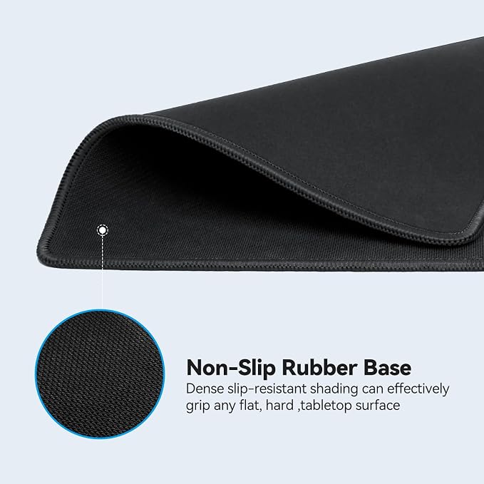 TECKNET 4 Pack Mouse Pad with Anti-fray Stitching, Waterproof Surface & - Image 3