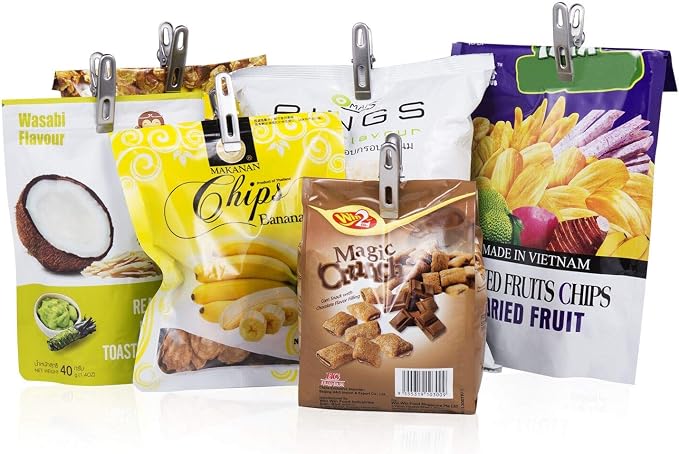 Magnetic Chip Bag Clips for Fridge, 8 Pack Heavy Duty Fridge Magnet - Image 4