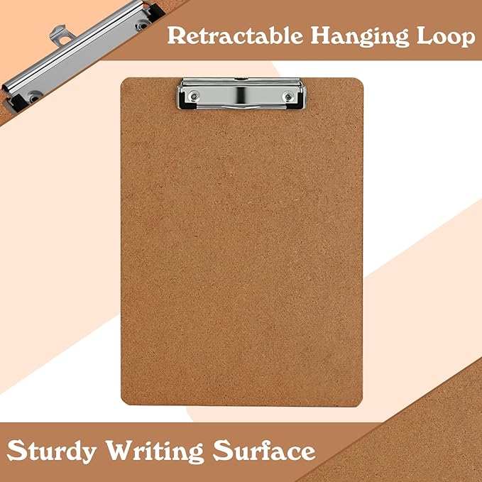 Clipboards, PANDRI 16 Pack Hardboard Office Clipboards, Low Profile Clip - Image 5