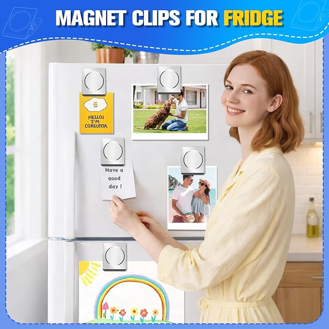 Grtard Strong Magnetic Clips, 2.2 Inch Extra Large Magnetic Clips Heavy Duty - Image 3
