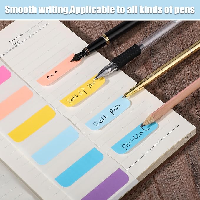 240 Pcs Sticky Index Tabs, 1.8×1inch Colored Book Sticky Tabs - Image 3