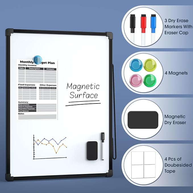 MaxGear Double-Sided Dry Erase Board - Image 2