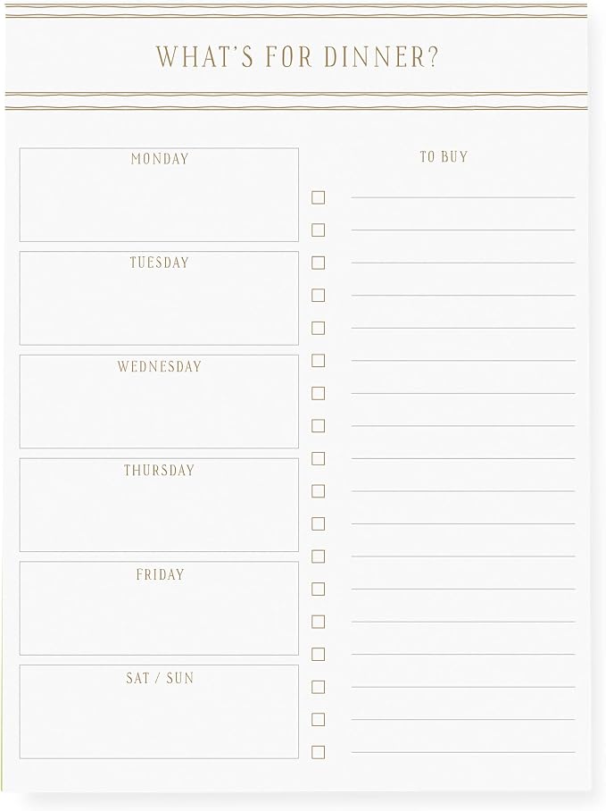 Graphique Large Magnetic Notepad, 6” x 8”–Front Says, “What’s by GraphiquedeFrance